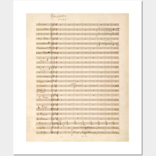 Mahler | The Song of Lament (Das klagende Lied) | Original manuscript score 1 (1 of 2) Posters and Art